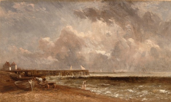 View of a port by John Constable